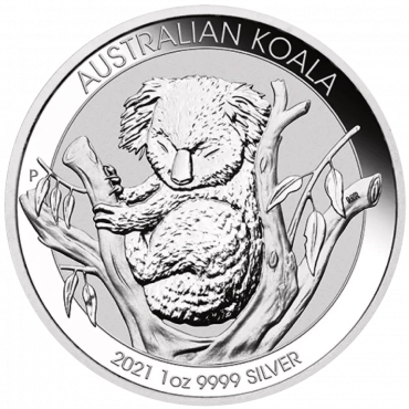 koala 1once argent 2021 avers